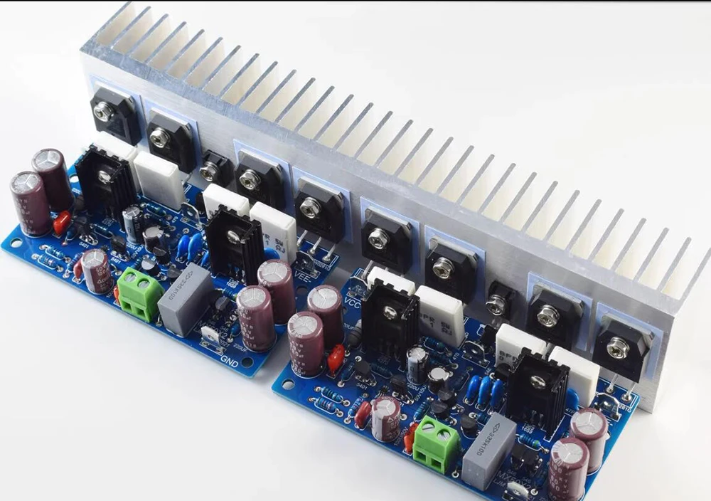 2pcs MX50X2 Single-ended Power Amplifier Stereo Channel 200W8R 2SC5200 /2SD718/NJW0281G Audio Amplifier