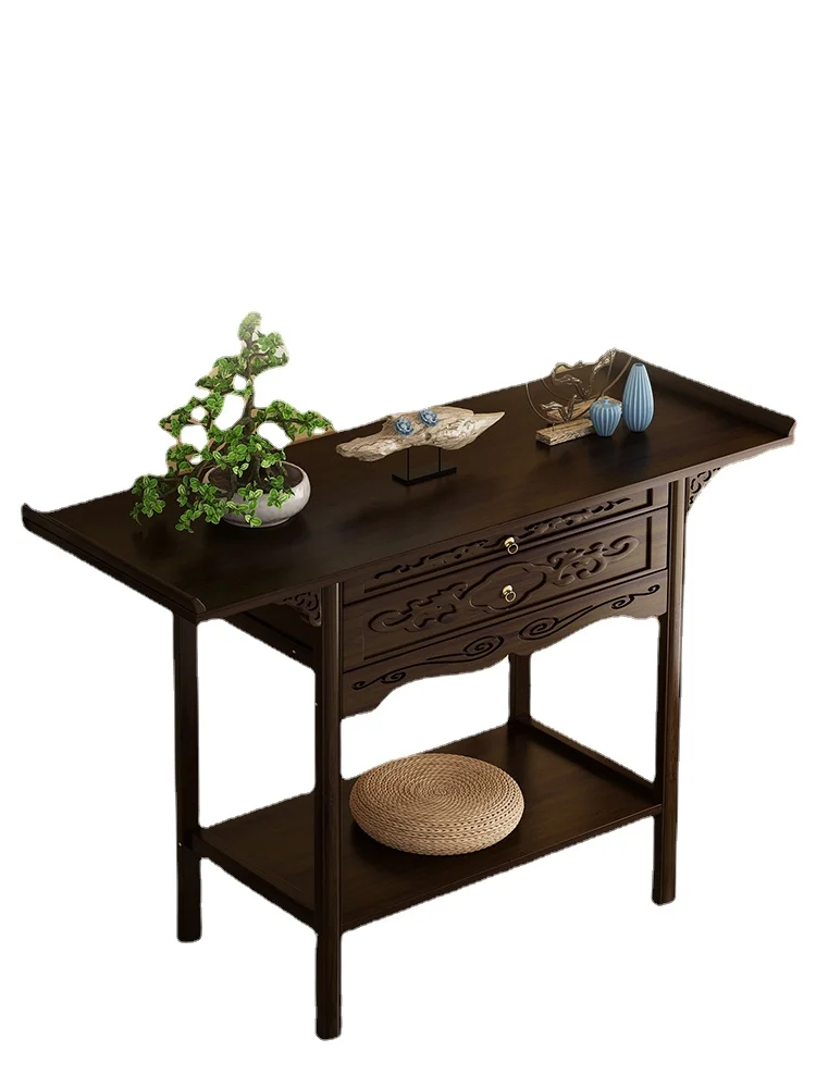 

ZC New Chinese Style Console Tables Super Narrow Console a Long Narrow Table Altar Pieces Console Tables Pieces