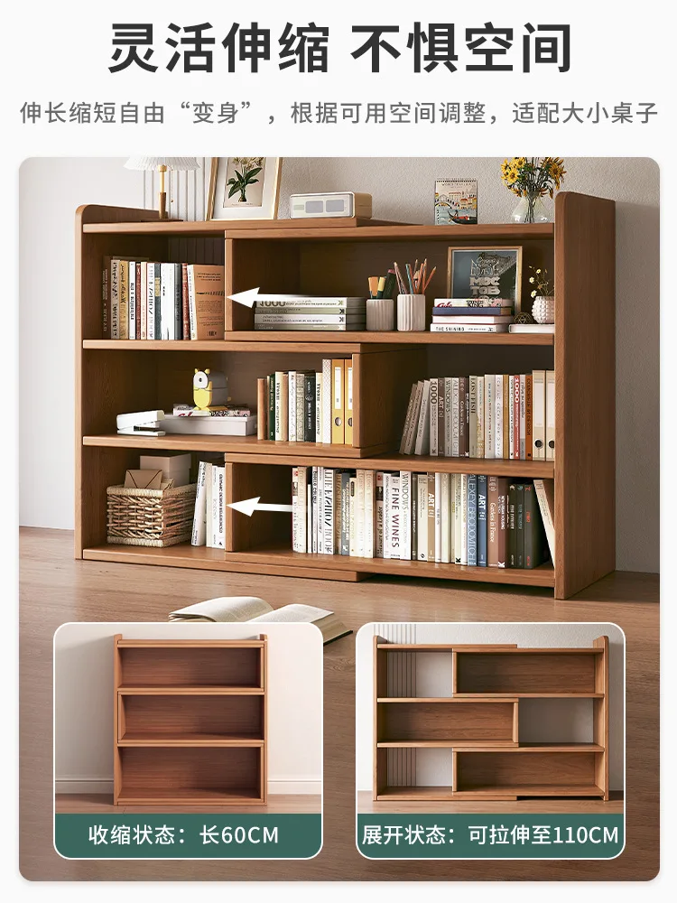 Desktop bookshelf storage rack, multi-layer storage cabinet on the desk, office simple cabinet, student household small bookshel