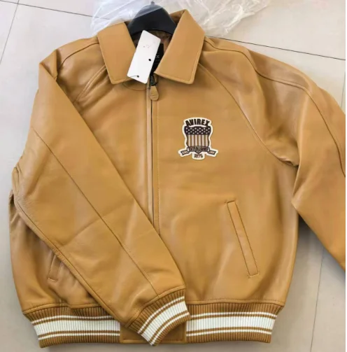 

men leather jacket sheepskin jacket