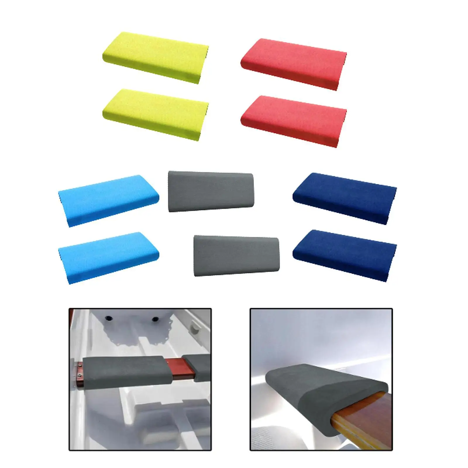 Asiento de barco dragón, cojín de barco EVA, impermeable, absorción de impacto, sillín de barco dragón para máquinas de remo de agua, 2 uds.