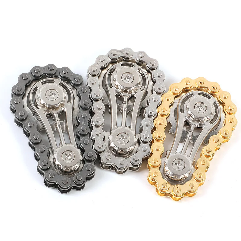 الإجهاد الإغاثة الدوران سلسلة سبيكة معدنية الضغط لعبة الإبداعية فنجر والعتاد فك الكبار هدية جيروسكوب تململ سبينر ل 14 + y #1