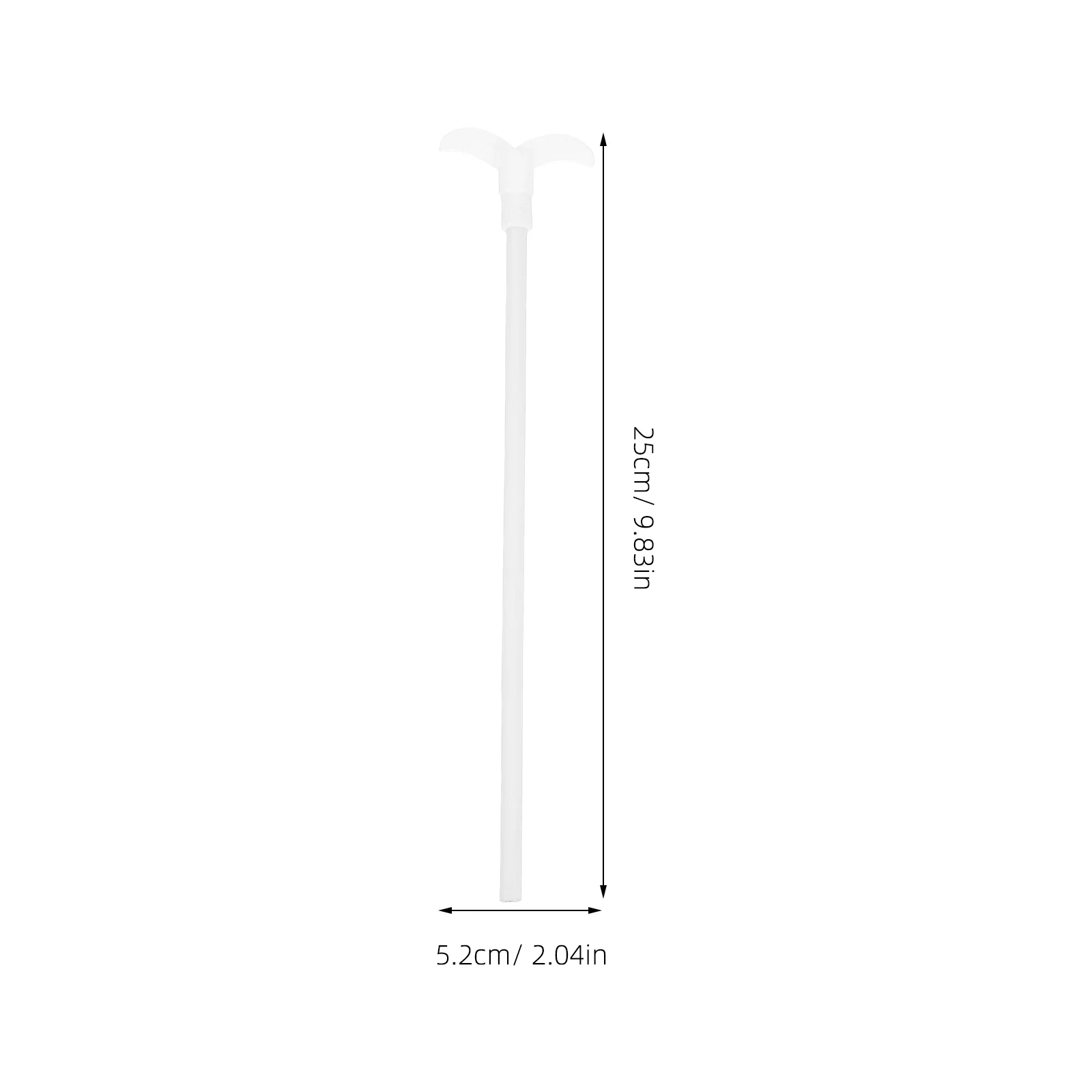 

Ptfe Stirring Rod Laboratory Accessories High Temperature Resistant White 30cm Stirring Bar Smooth Surface Durable