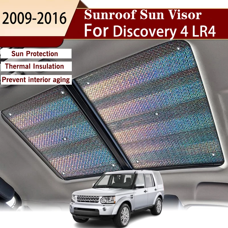 For Land Rover Discovery 4 LR4 L319 2009-2016 2012 Sunshades Sunroof Sunshade Sun Visor Anti-ultraviolet Prevent Interior Aging