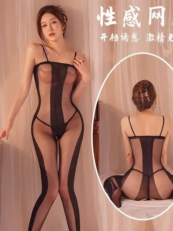 Neue Frauen Sexy Dessous Offenen Bh Erotische Mesh Freche Fishnet Bodystockings Exotische Kostüme Mesh Kontrast Overall Anzug Sexy PT67