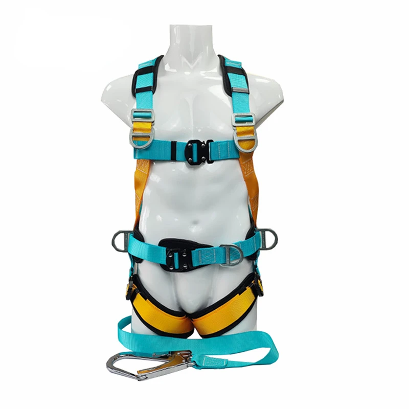 Imagem -03 - High Altitude Work Safety Belt Arnês de Corpo Inteiro Treinamento de Escalada ao ar Livre Equipamento de Proteção de Construção Pontos Pontos Pontos