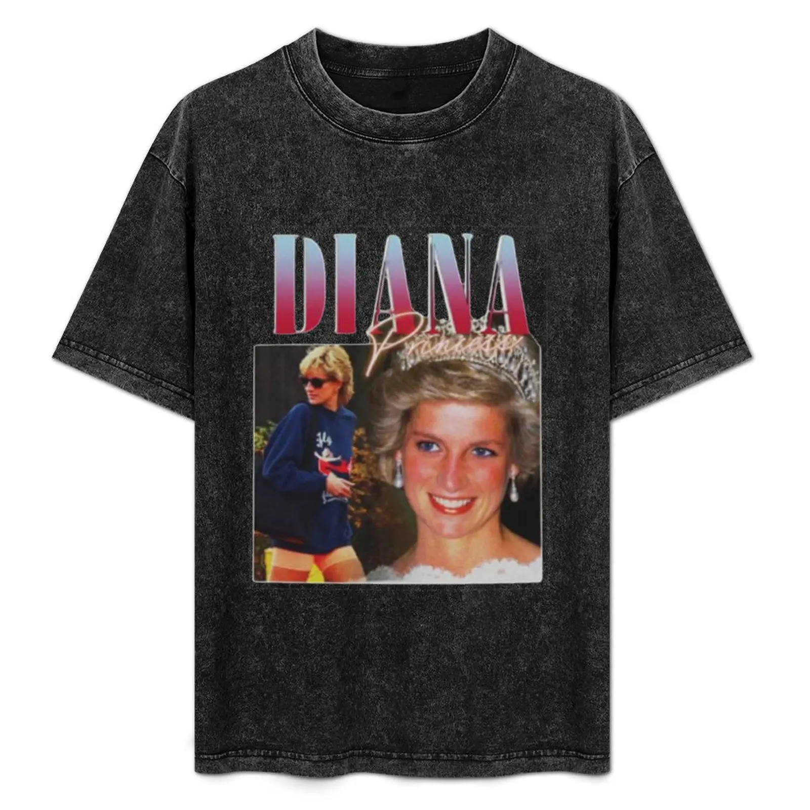 

PRINCESS DIANA Rap Hip Hop Princess Diana 90s Retro Vintage Classic T-Shirt Outdoor Sports Short Sleeve Top