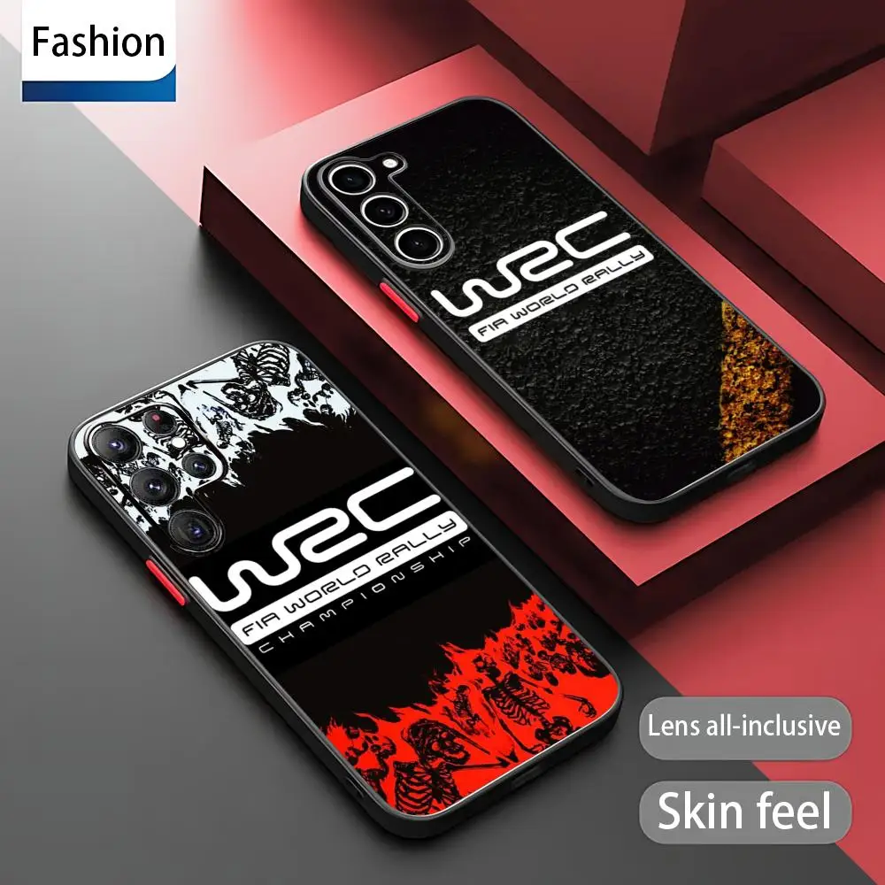 Чехол для телефона WRC Rally Racin для Samsung Galaxy S26 S25 S24 S23 S22 S21 Plus Ultra FE, матовый, полупрозрачный