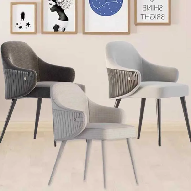 

2PCS Modern Dining Chairs Armchair Relaxing Design Occasional Furniture Living Room Dining Chairs