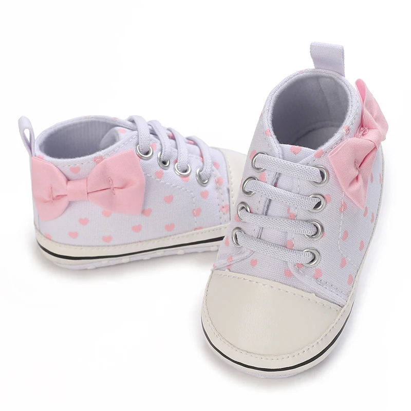 Neonate neonati maschi scarpe di tela primavera autunno carino neonato bambino culla Sneakers suola morbida pavimento primi camminatori