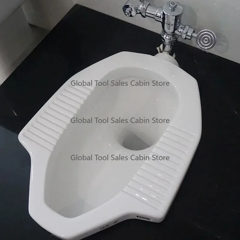 Squatting toilet CW8RB/CW7RB with baffle squatting pit, household ceramic