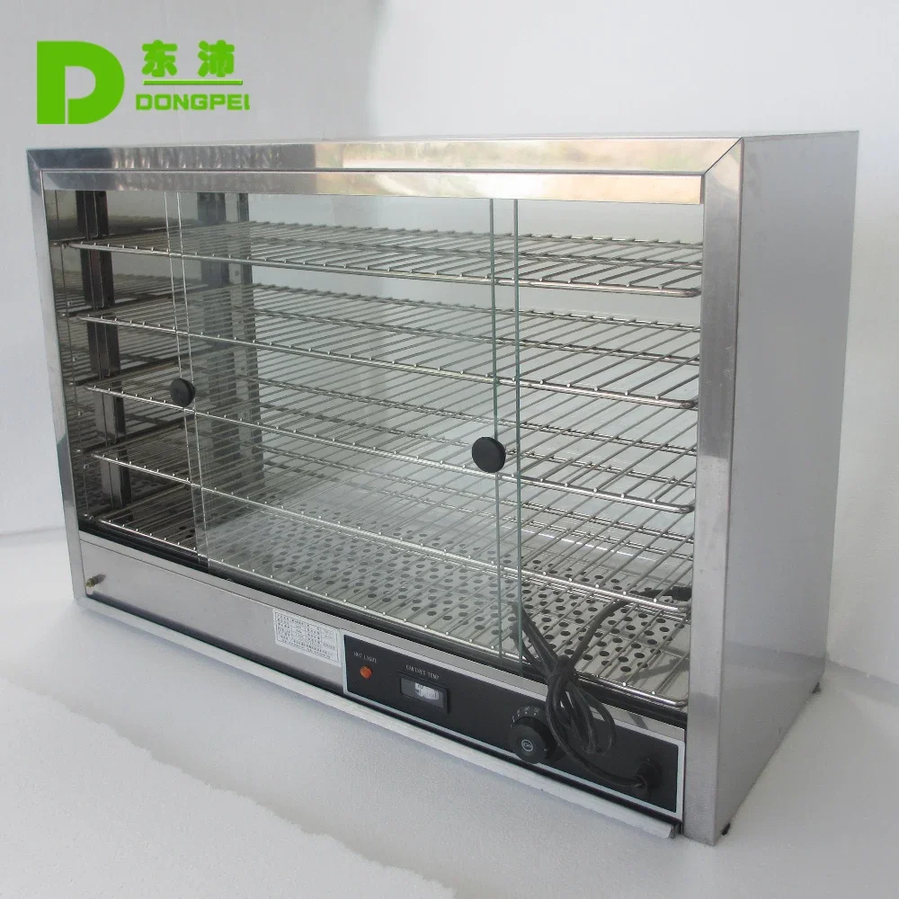 commercial hot food showcase/food heater/display food warmer