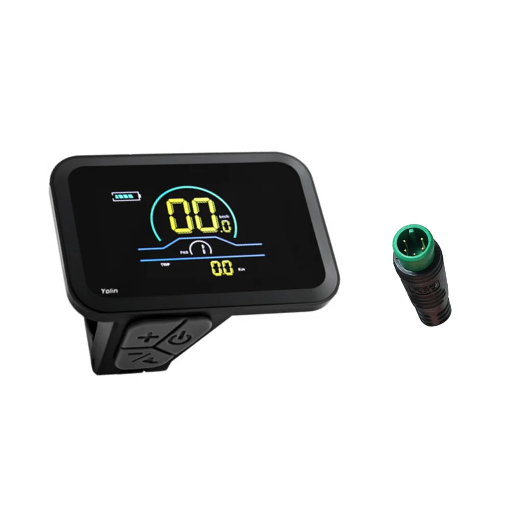 

YL61F Ebike Color Display Screen Meter 36V 48V 60V Bicycle Conversion Kits 5pin For Engwe MTB Fat Tire Bike Accessories