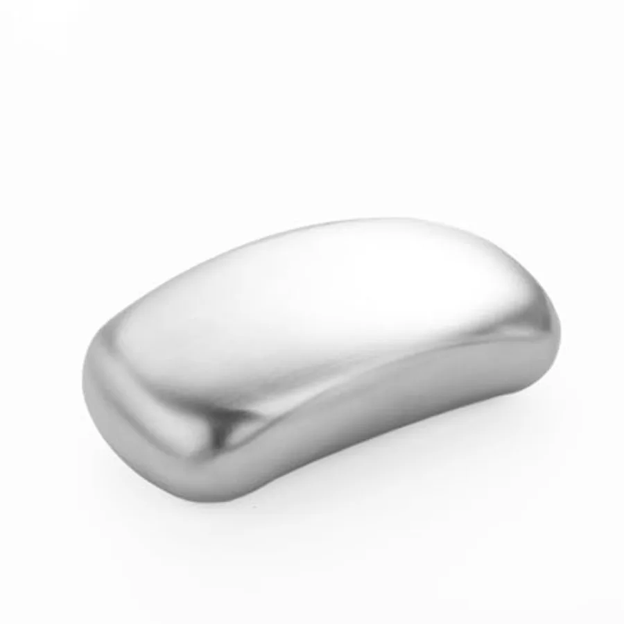 

HOOPLE Stainless Steel Soap Bar Odor Remover Metal Odor Elimitor for Hands Kitchen and Outdoor Use Steel Soap Bar Removes Garli