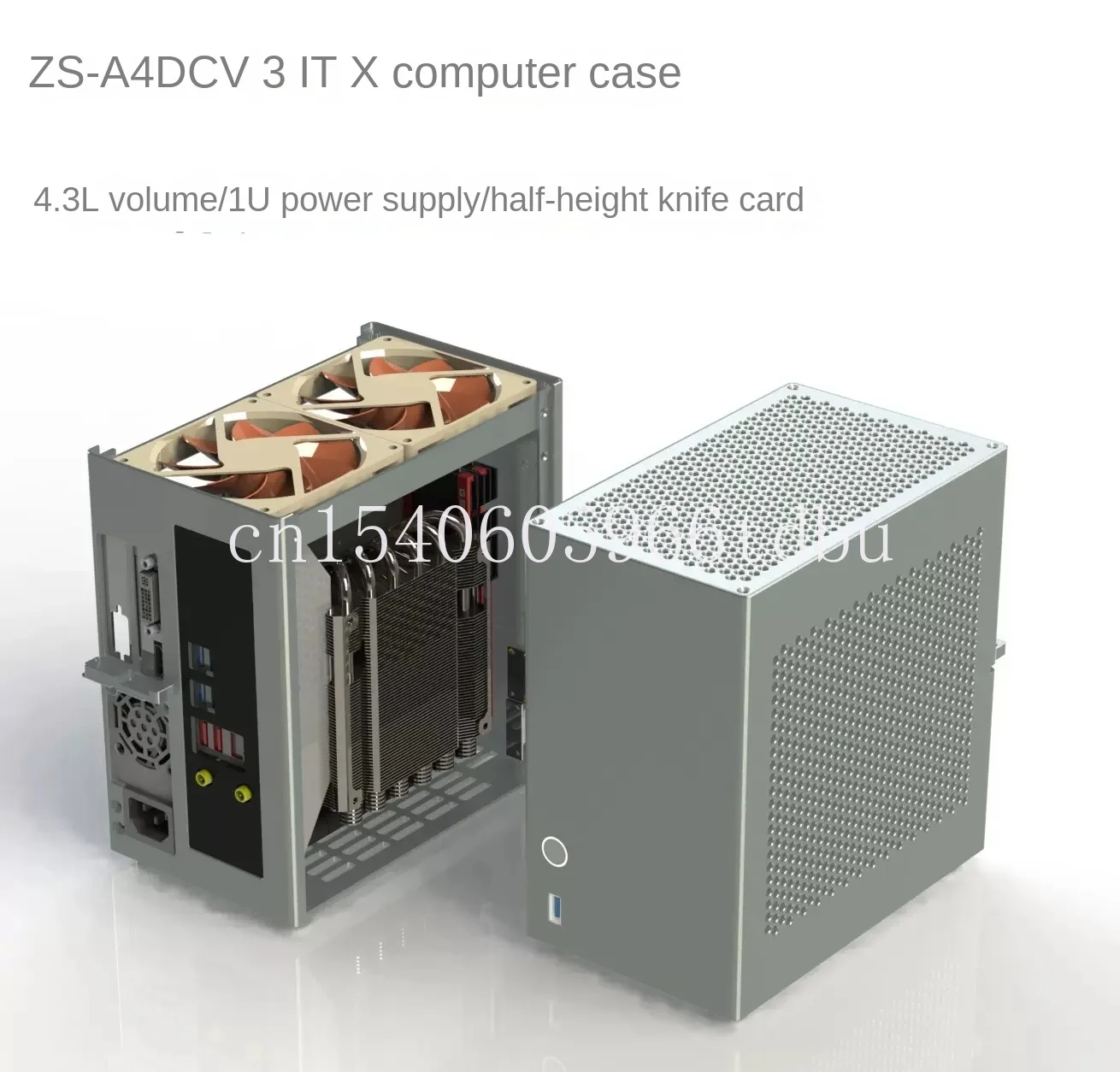 ZS-A4DC/ITX Half-Height Knife Card Chassis Version V3\ 4.3L Volume Rtx4060 Knife Card