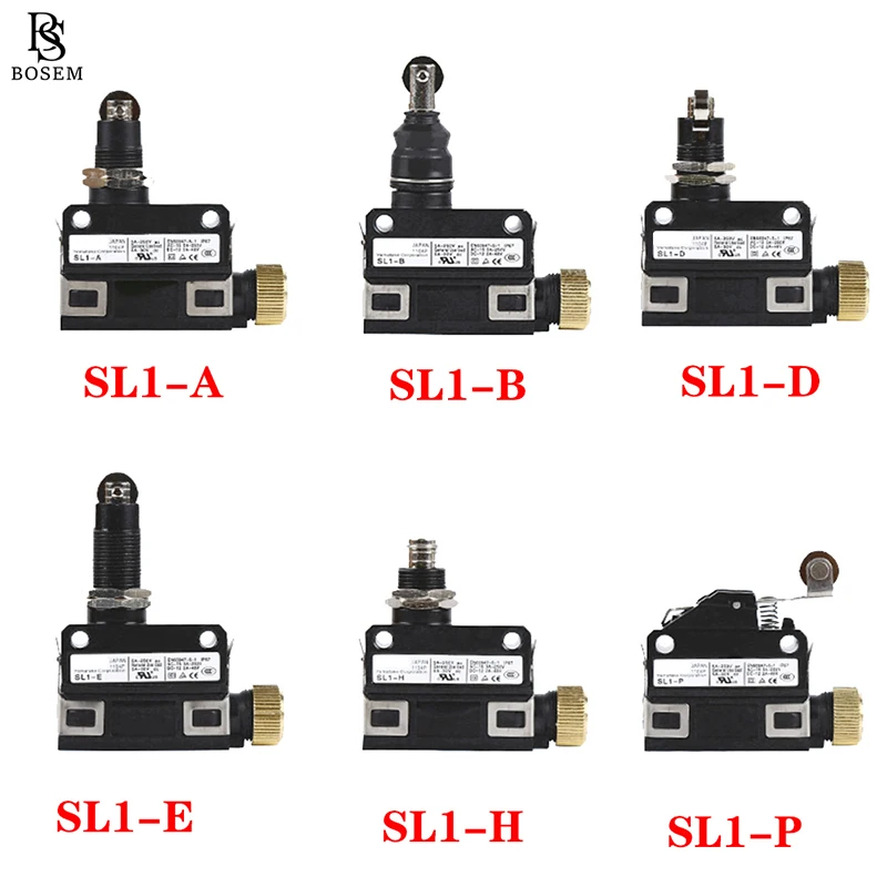 

SL1-P SL-PK SL1-PL SL1-PV Limit Switch Short Roller Plunger