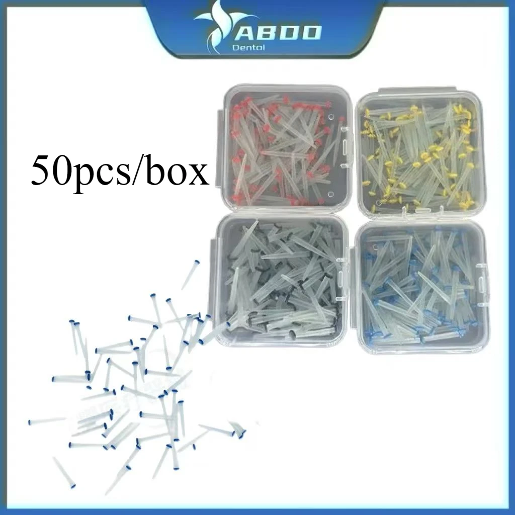 

50Pcs/box Dental Fiber Posts Straight Screw Quartz Glass Fiber Resin Post Root Canal Pile Restorative Orthodontic Filling