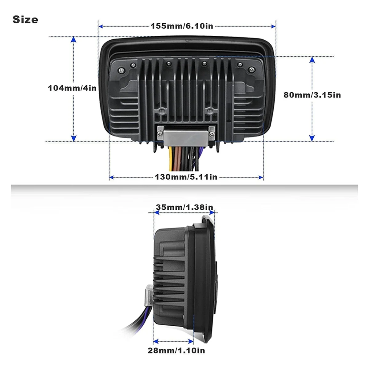 POP-lMarine стерео лодка радио водонепроницаемый Bluetooth FM AM цифровой медиа аудиоплеер для датчика яхты ATV UTV тележка