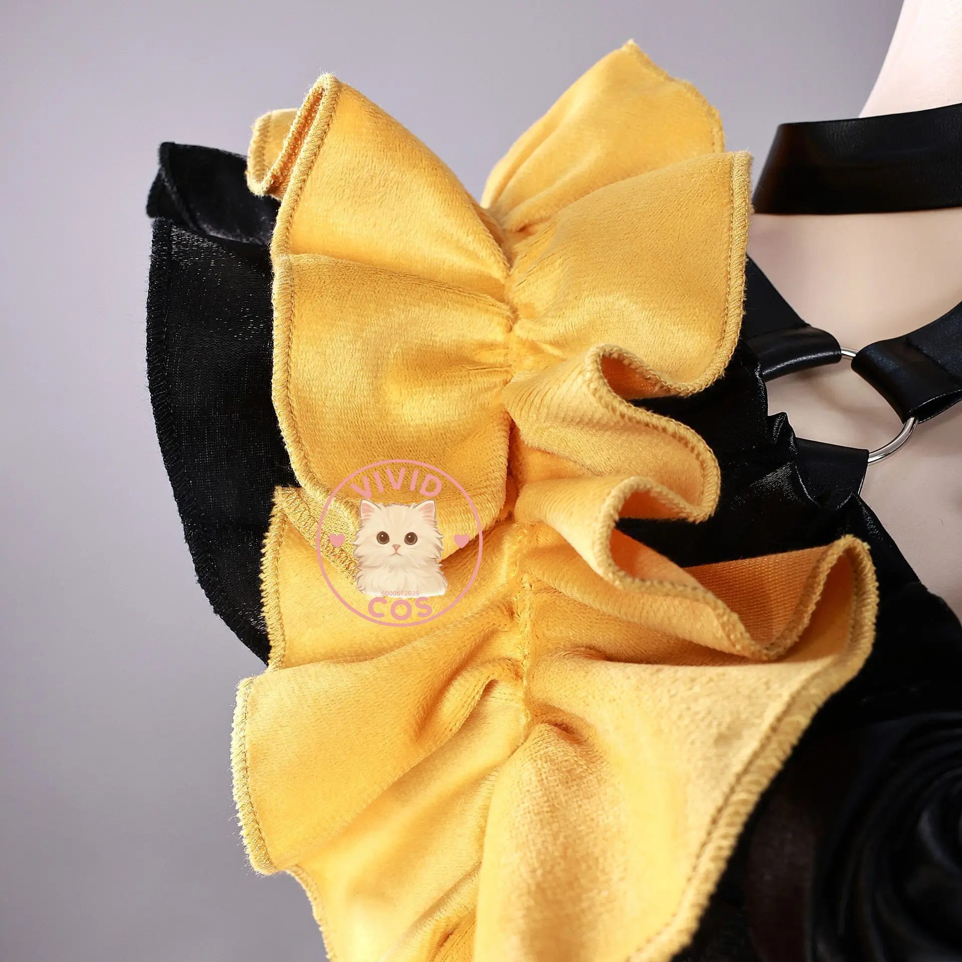 Anime Virtual Idol Teto Kasane Sexy Cosplay Uniform Dress Costume with Tails for Women Halloween Role Play Conmic Con Party Set