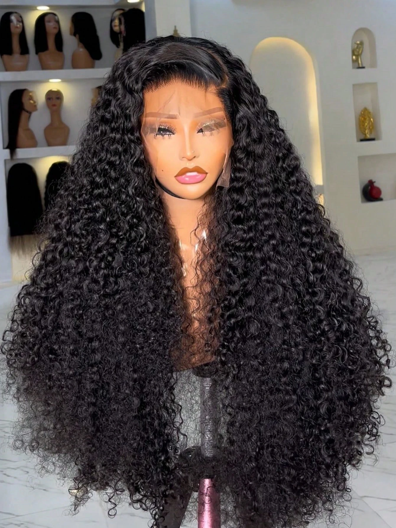 30 40 Inch 13x4 Hd Lace Frontal Wigs Deep Wave Lace Frontal Wigs Deep Wave Curly Human Hair Pre Plucked Lace For Woman 200% Density