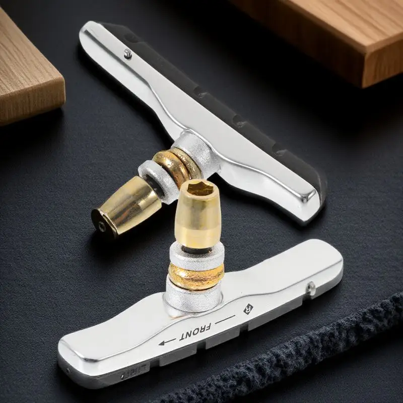 

1 Pair Pads Durable Rubber Curved Design Mountain Bike Road Cycling Disc Replacement Blocks Long Lasting All Weather