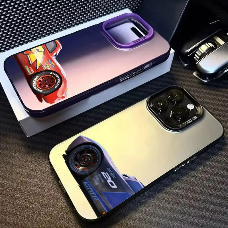 Casing Ponsel Cars Lightning Mcqueen Jackson Storm Coque Untuk Samsung Galaxy S25 Ultra S24 S23 S22 S21 Plus S20FE A55 A54 A35 Cover