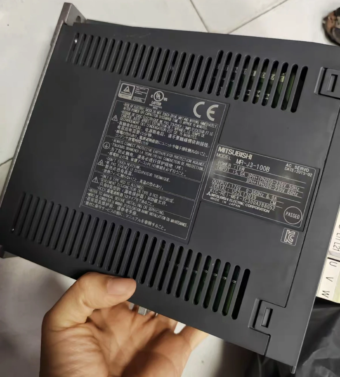 Unidades usadas MR-J3-100B