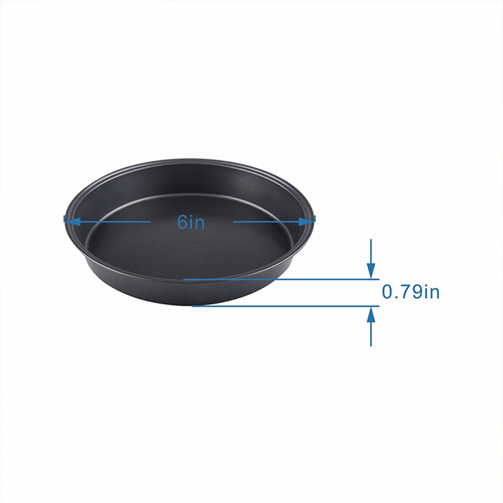 

Carbon steel pizza pan nonstick metal baking dish high temperature resistant for baking pizzas breads and other baked foods
