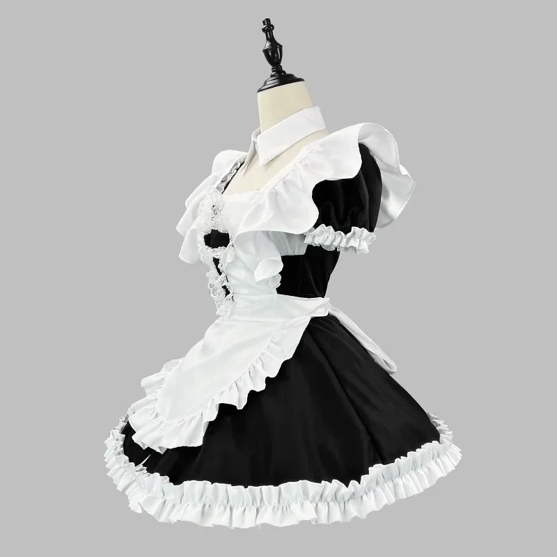 Dolce Lolita Gonna Copricapo Donna Halloween Cross Plus Size 2025 Nuovo stile giapponese Kawaii Manica corta Abito da cameriera Cosplay Carino
