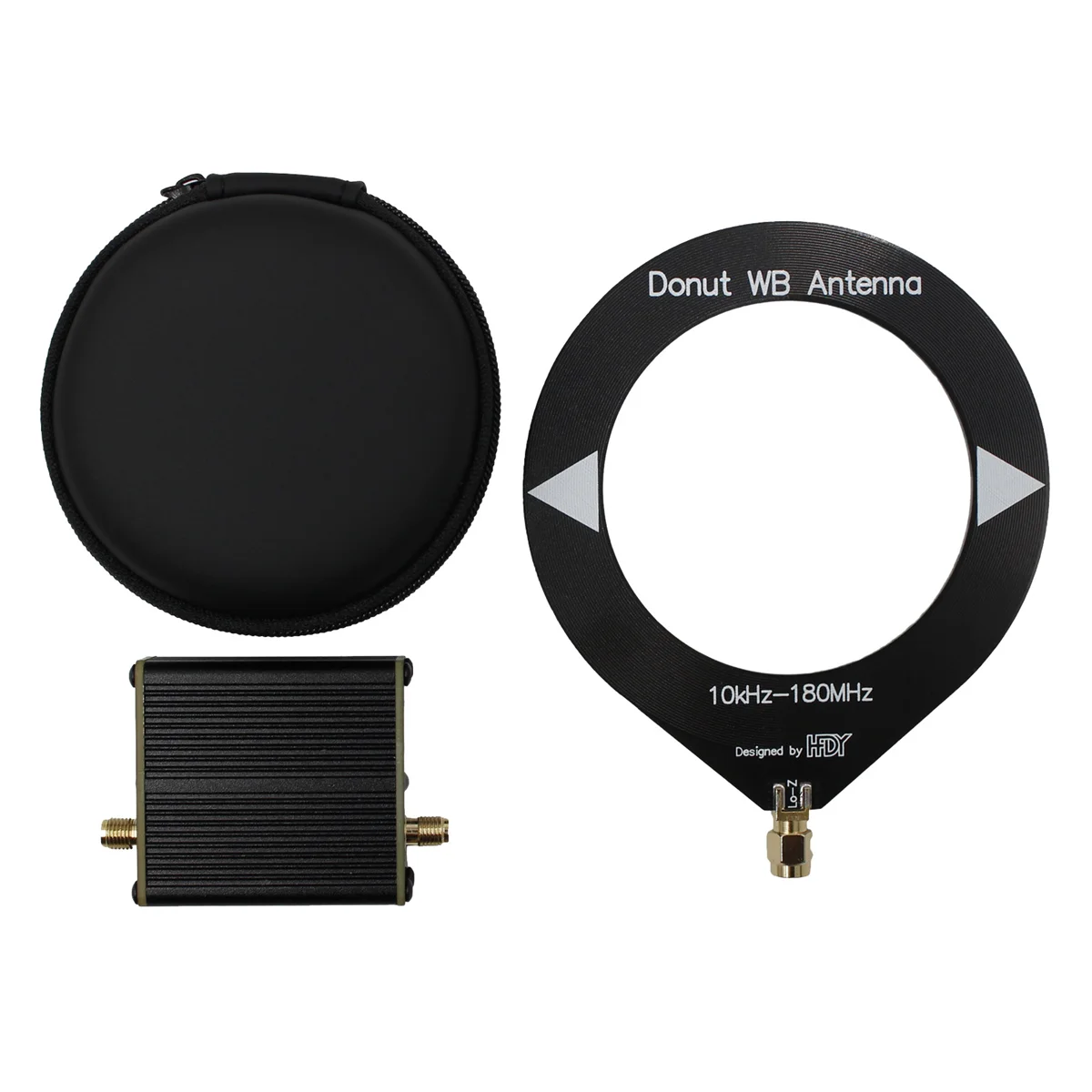 B29C-Mini Loop Antenna High Impedance Amplifier 10kHz-180MHz with Low Impedance Converter for Radio Walkie Talkie SDR