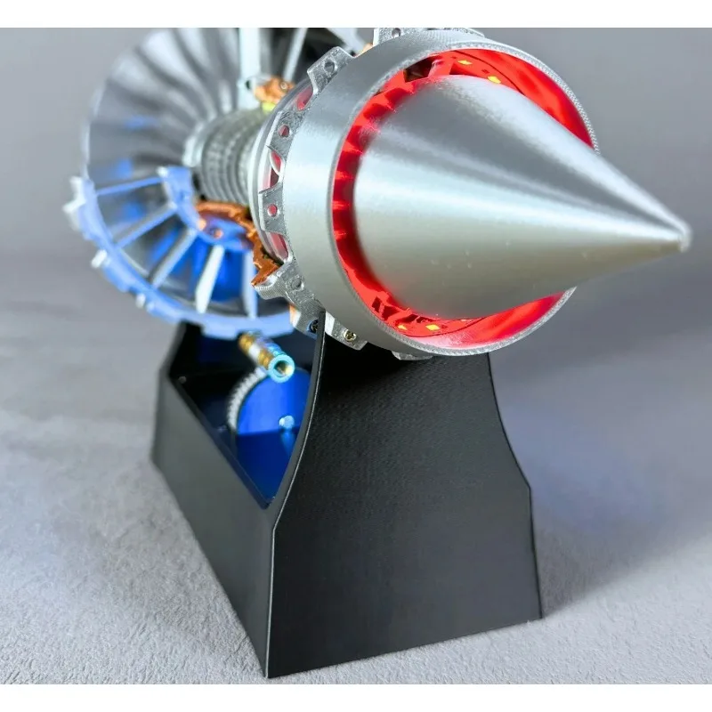 Small Engine Assembly Jet Aircraft Turbo Engine Model Bootable Boost Mini Assembly Toy