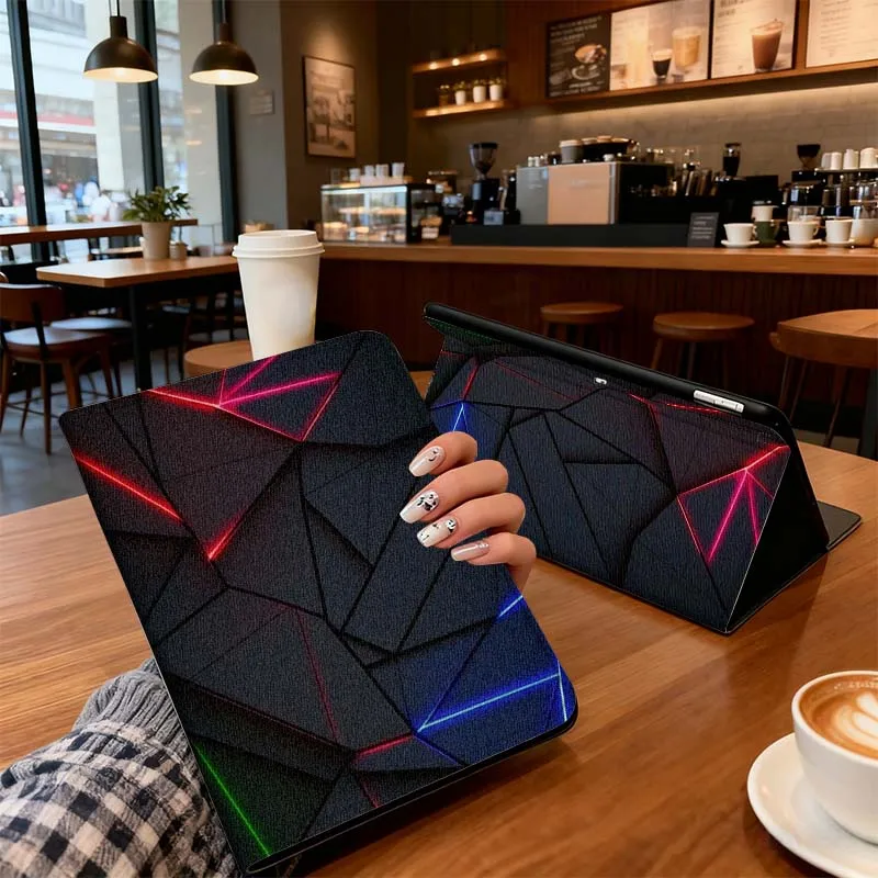

Carbon Fiber Luxury Art Pattern For Oppo Pad X SE 4 3 11 13.2 11.61 11.4 10.36 Pro 2 Air2 2025 Silk Pattern Soft Tablet Case