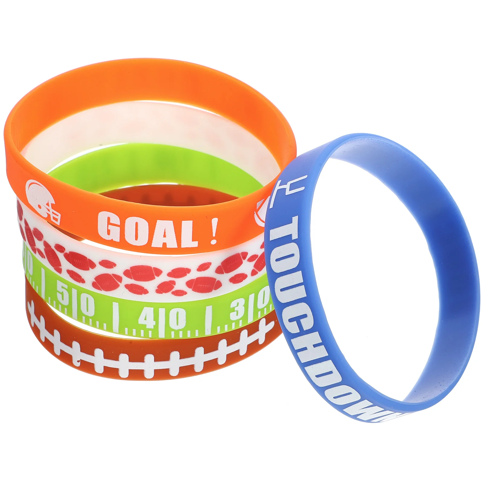 30 Pcs Rugby Bracelet Wear-resistant Sports Wristband Chic Bands Delicate Portable Themed