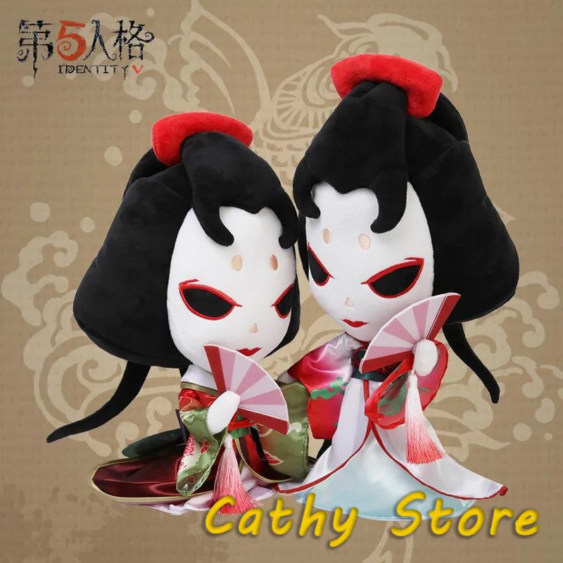 Identity V Official Michiko Mini Plush Pendant Red Butterfly Q Versionsoft Stuffed Doll Collectible Game Peripheral For Fans Gif