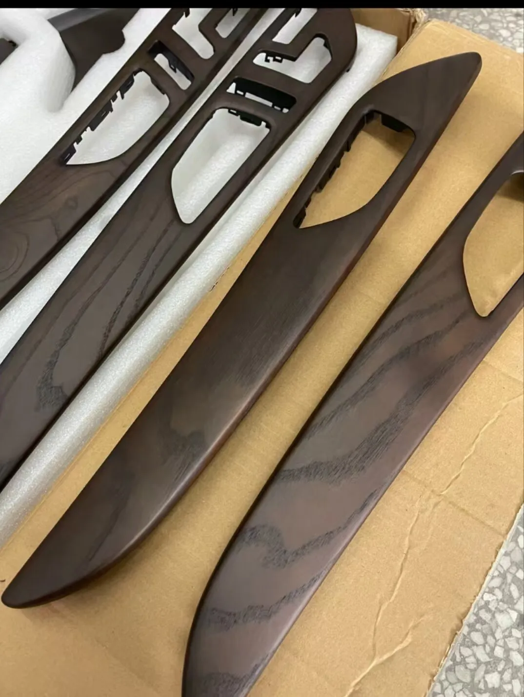 For ML400GL Cenmu Interior Modification GLS450 GLE350 Coupe Carbon Fiber Peach Wood Door Internal Control Layout