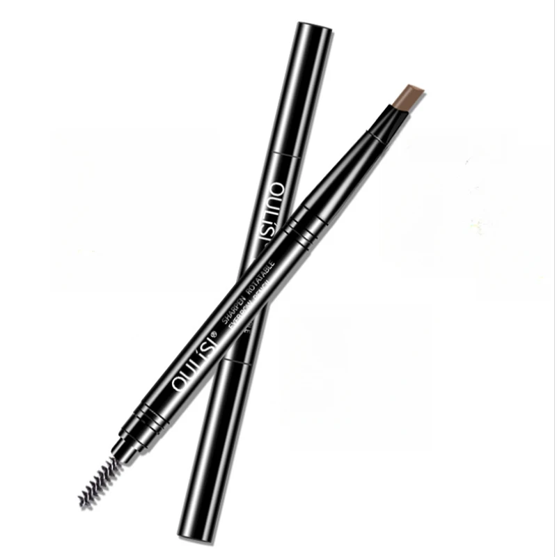 Waterdicht wenkbrauwpotlood Donkerbruin, Premium wenkbrauwpotlood Waterdicht Langdurig Easy Ware Wenkbrauwpen met wenkbrauw