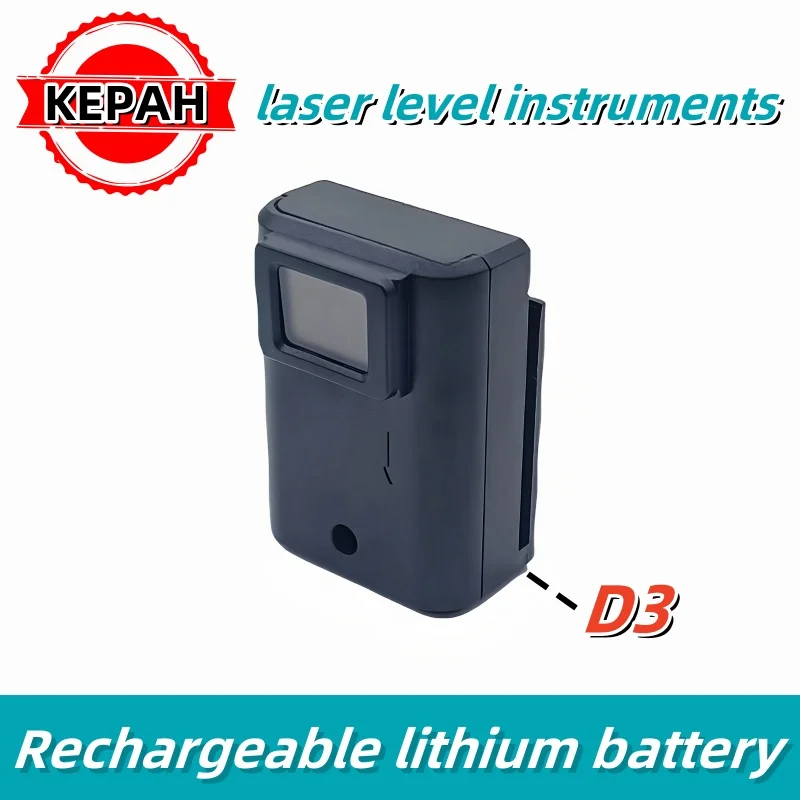 Rechargeable lithium battery suitable for 12/16 line laser level instruments lpega, suitable for 3D/4D laser level instruments