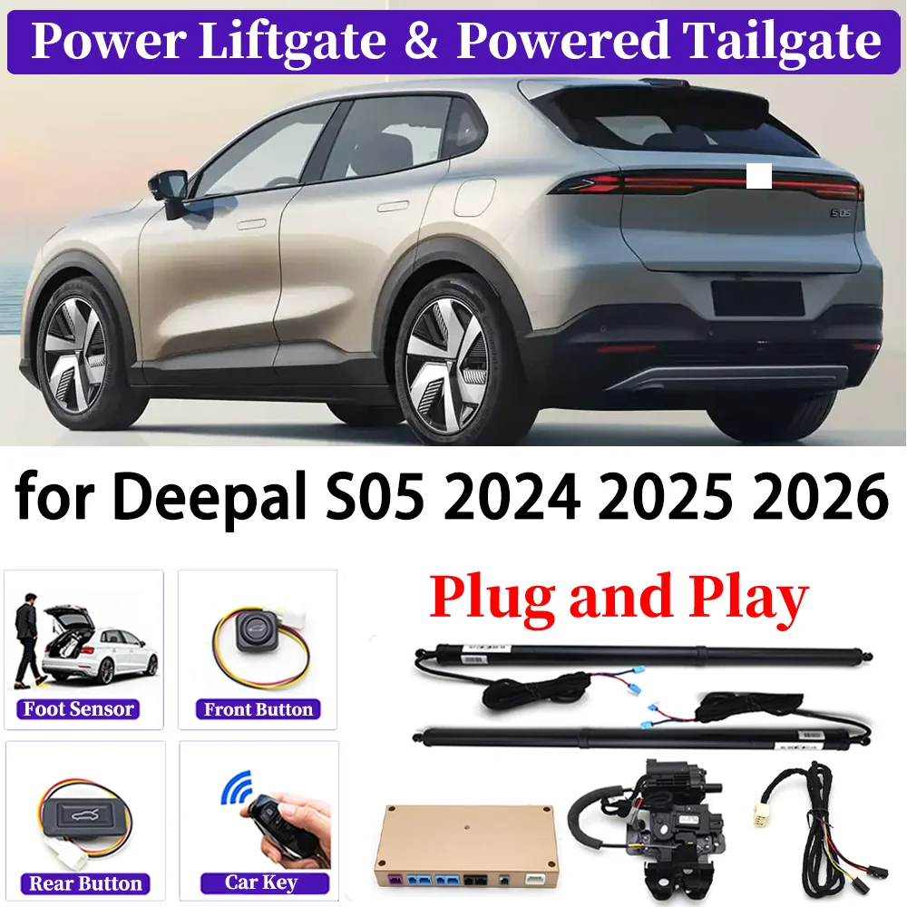 

ZJCGO for Deepal S05 2024 2025 2026 OEM Upgrade Car Automatic Power Liftgate Kit Smart Auto Electric Tailgate System