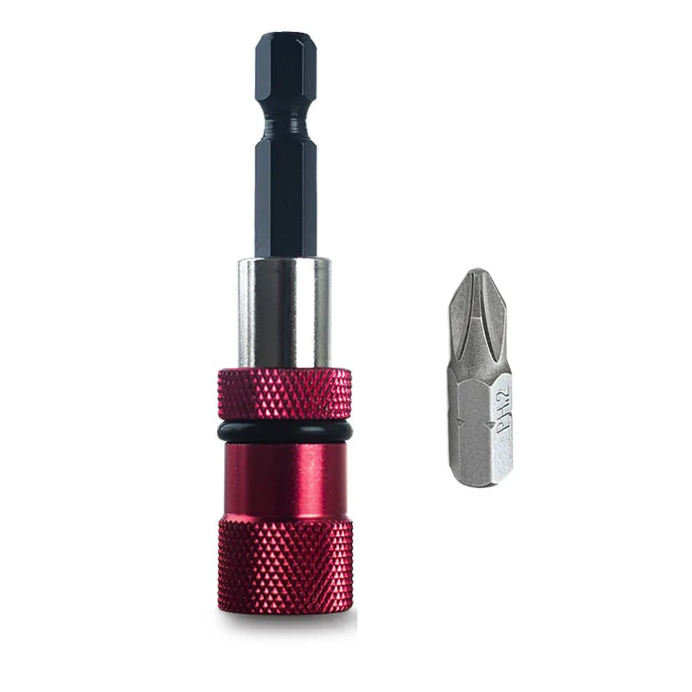 

DIY Projects Approx. 60mm X 14mm Electric Screwdriver Bit Magnetic Tip Screwdriver Holder Drill Bit Holder Bit Holder