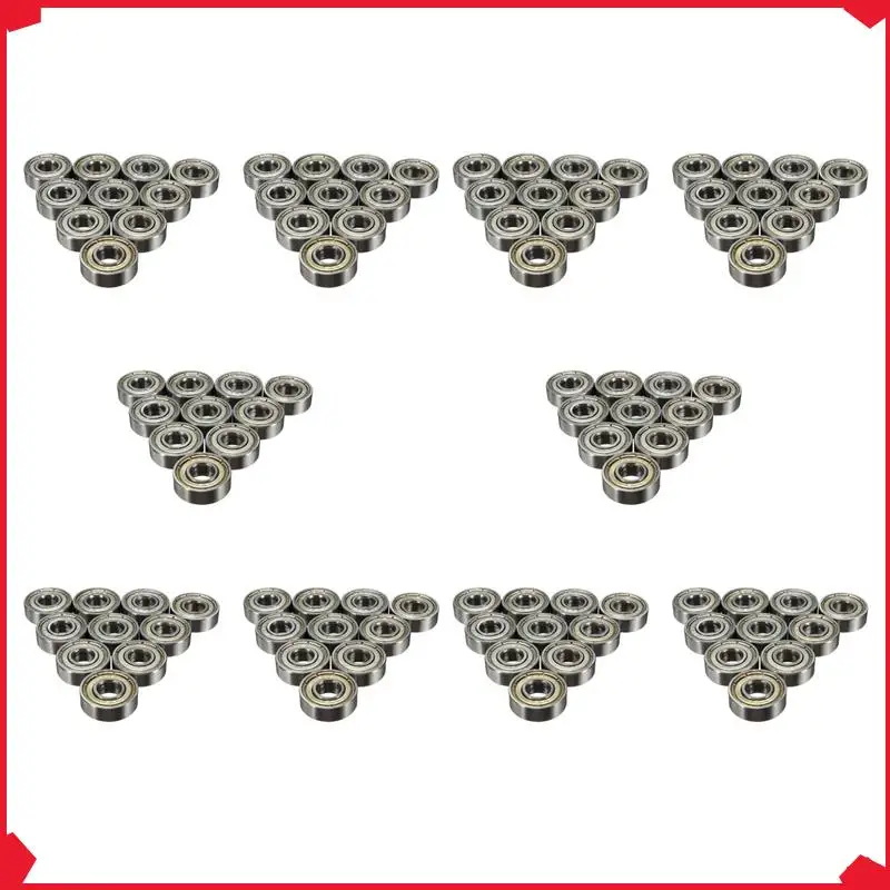 B17B 100Pcs 8 X 22 X 7Mm Skateboard Scooter Bearings Wheels ABEC-5 608ZZ