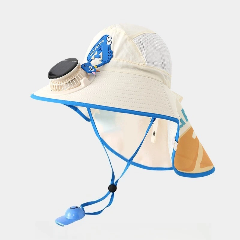 chapeau-de-soleil-pour-enfants-avec-ventilateur-solaire-integre-protection-uv-maille-respirante-large-bord-et-rabat-de-nuque-pour-garcons-et-filles