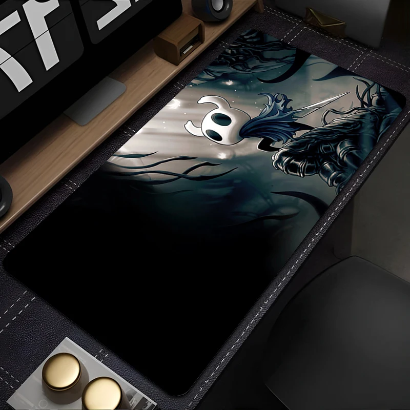 Mouse Pad H-hollow Knight Non-Slip Gaming Accessories PC Computer Desk Mat Gamer Extended Keyboard Pad Mousepad Anime Desk Decor