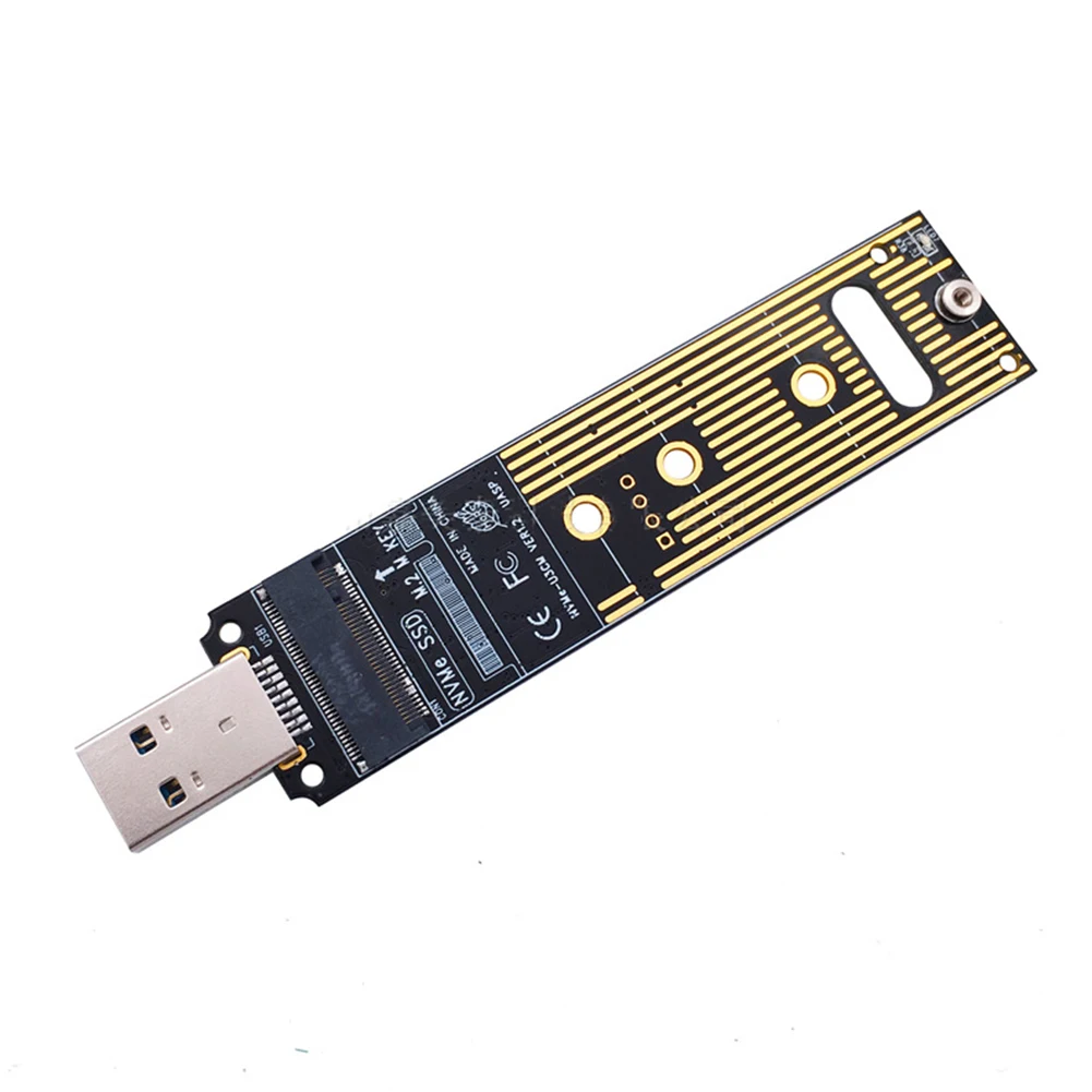 M.2 NVMe SSD To USB 3.1 USB A Adapter 10gbps M.2 NVMe To USB Card Reader M.2 NVMe USB3.0 External Test Converter for M2 Nvme SSD