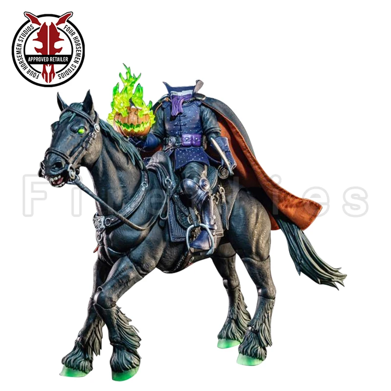 

1/12 6inches Four Horsemen Studio Mythic Legions Figura Obscura Headless Horseman Father Christmas Anime Model