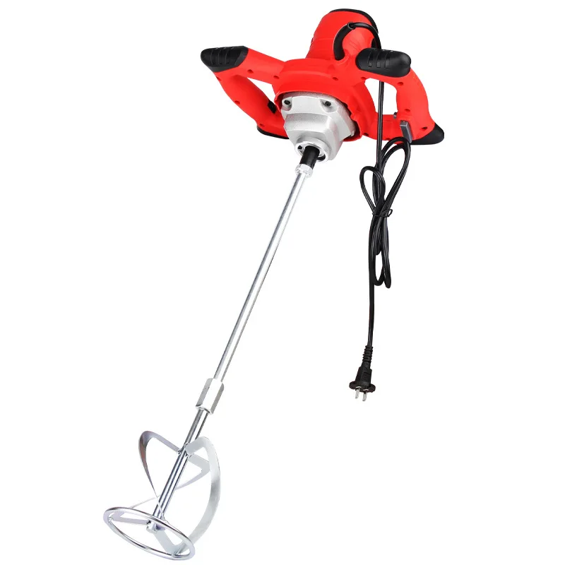 Mezclador portátil de seis cambios de 2,1 kW con varilla mezcladora de acero inoxidable para mezclar pintura