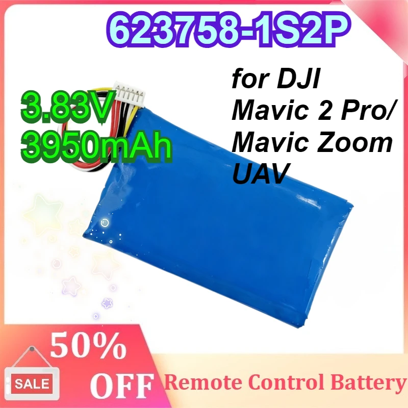 

3.83V 3950mAh New 623758-1S2P UAV Rechargeable Battery forDJI Mavic 2 Pro Mavic Zoom Remote Battery