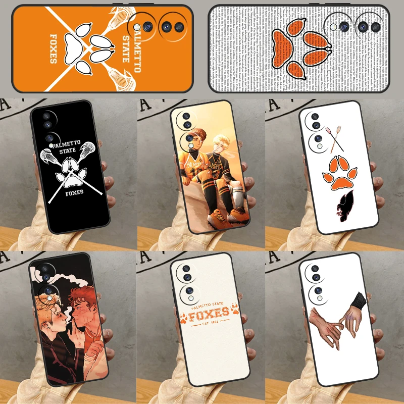 Andreil Game Palmetto State Foxes Case For Honor 70 50 90 Lite X8a X9a X7a X6 X7 X8 X9 Magic 5 Pro 4 Lite 9X 8X Cover Coque