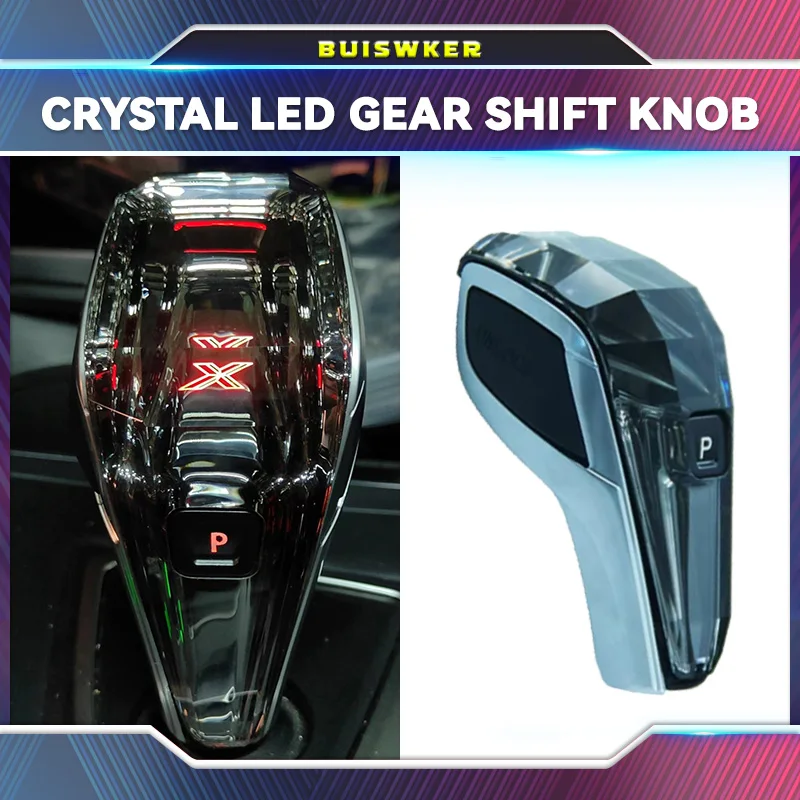 Left Hand Drive 1 piece Set For BMW X5 X6 X3 X4 F02 G30 G38 G01 G08 G02 G29 F20 F22 F30 F10 Crystal led Gear Shift Knob