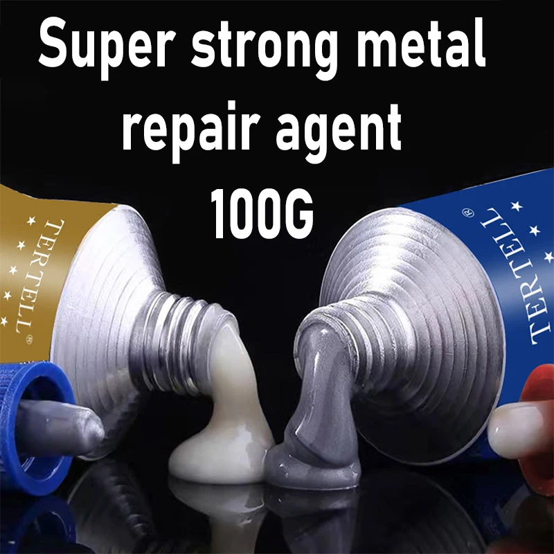 Magic Repair Glue AB Metal Strength Iron Bonding Heat Resistance Cold Weld Metal Repair Adhesive Agent Caster Contact Cements