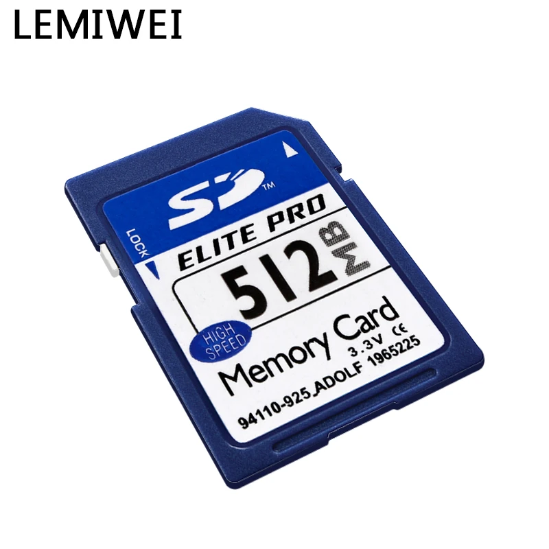 LEMIWEI-Carte SD pour appareil photo, 128 Mo, 256 Mo, 512 Mo, 1 Go, 2 Go, Carte mémoire